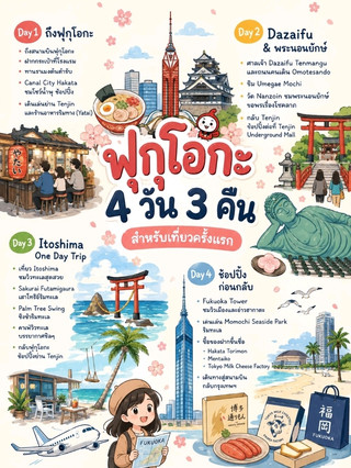 Fukuoka 4 Days, 3 Nights.