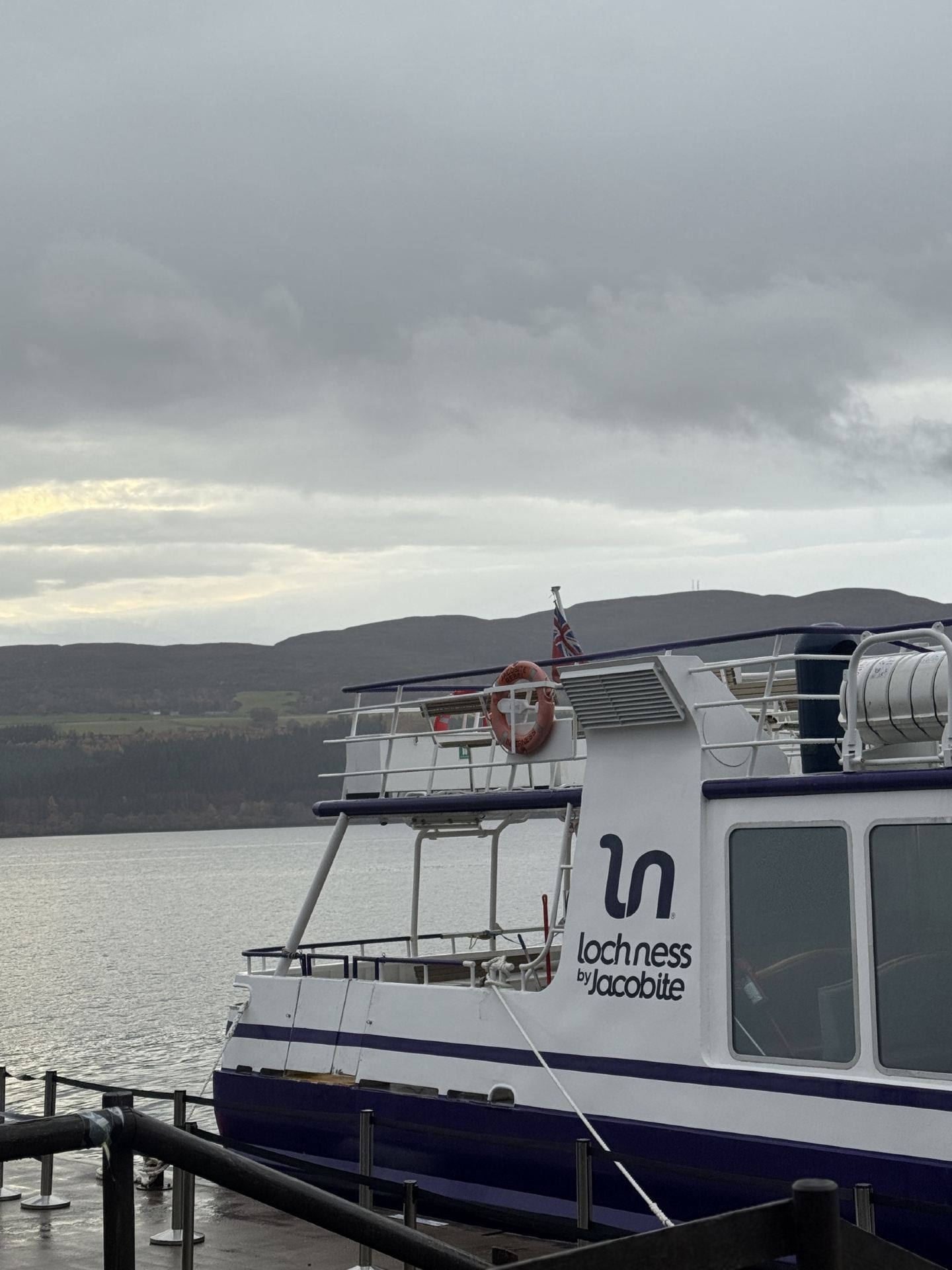 Cruising through the mystery of Loch Ness 🛳️🌊