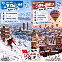 🇹🇷 12 Months, 12 Cities in Türkiye 🗓️