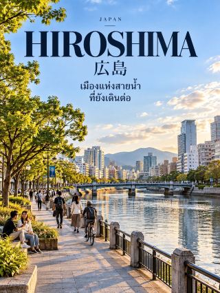 HIROSHIMA — A city of waterways that continues to move forward 🌿🚋