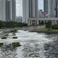 산책하기 좋은 전쟁기념관 앞 공원 ⛲️