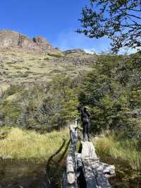 Easy hike to waterfall in El Chalten 🇦🇷