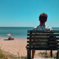 Corfu's Calm Golden Sand Coast: Agios Georgios Beach