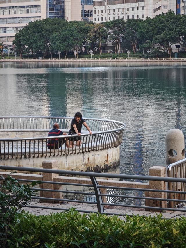 “人在海上，海在城中”說的就是廈門白鷺洲筼筜湖！