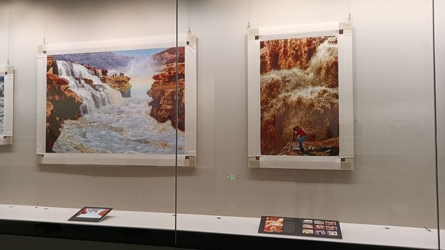 繡出祖國萬里山河·潮博館在展“絲綢針畫”