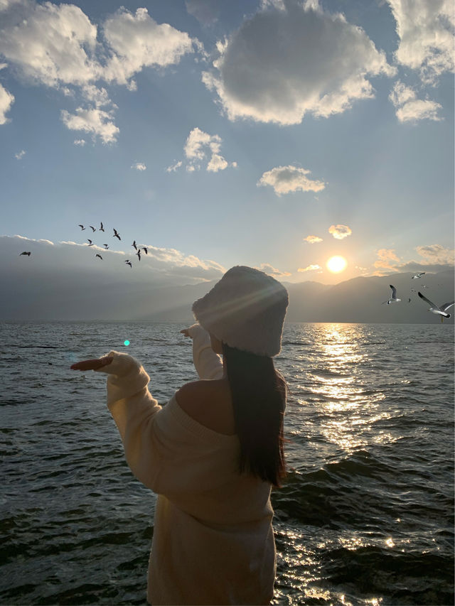 洱海邊超美落日酒店