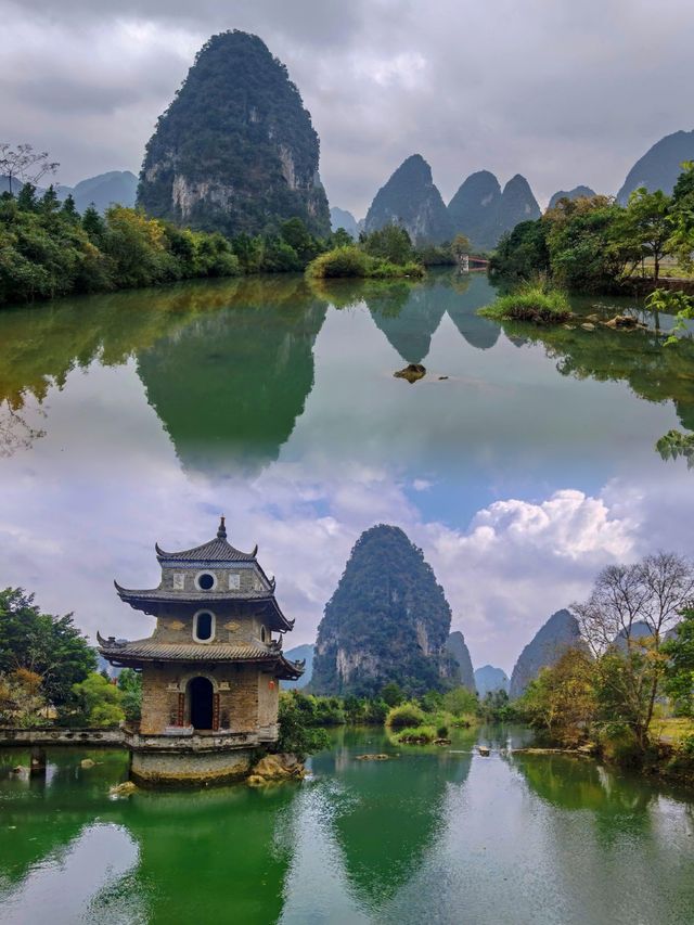 桂林山水甲天下，靖西山水甲桂林