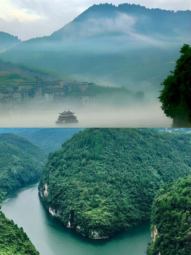 想看古建築又想看山水？說的就是湘西吧