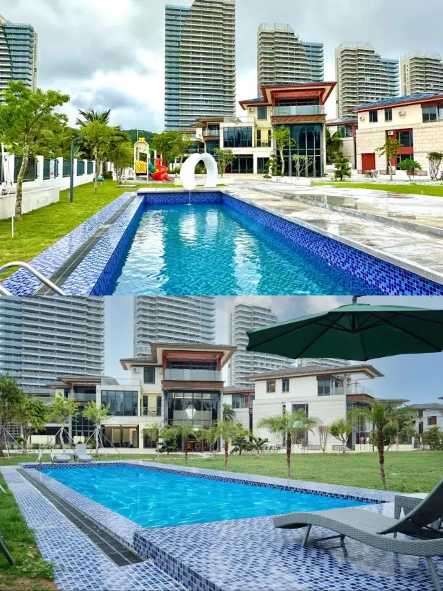 Một bước đến bãi biển, Đảo Hailing, một biệt thự ven biển với một công viên rộng lớn