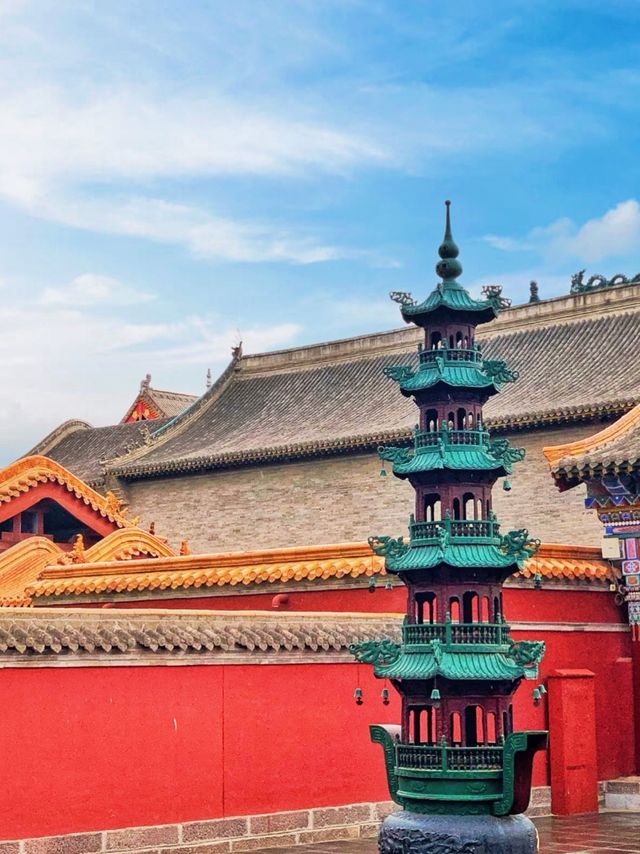 為了這個古寺機位，我特意飛了趟呼和浩特。