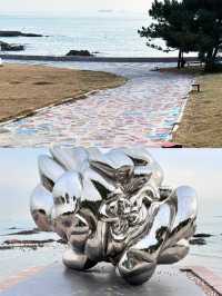 青島|雕塑園，藝術與海景的浪漫之地