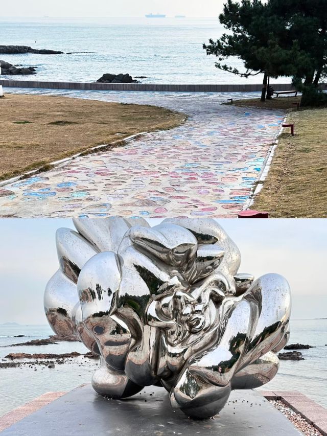 青島|雕塑園，藝術與海景的浪漫之地