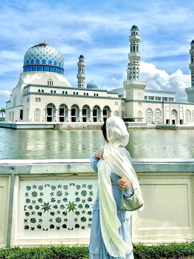 Amazing Masjid Bandaraya in Kinabalu Malaysia💯♥️