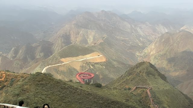 蘭州水墨丹霞旅遊風景