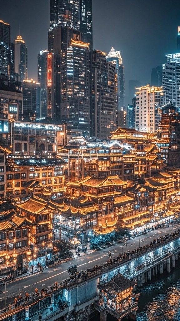 古今交融建築大片