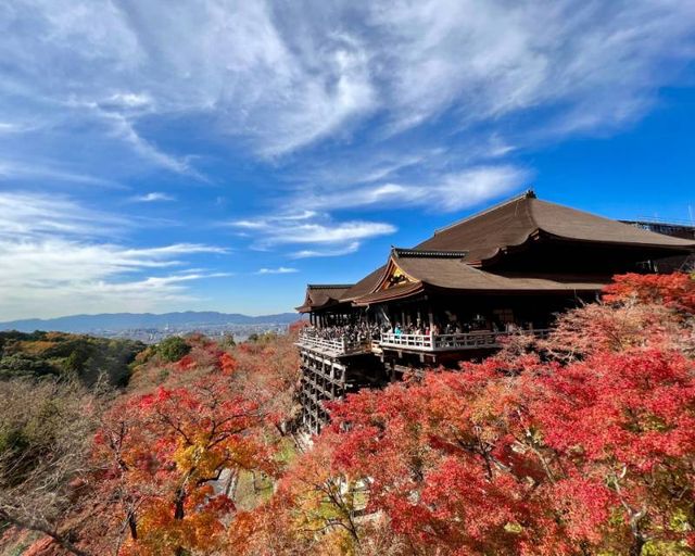 日本清水寺：懸於音羽山的千年舞台