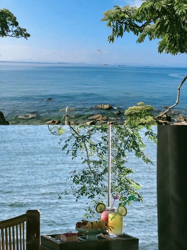 躺在床上就能看到海！
