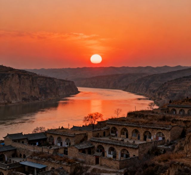 11月老牛灣,黃河峽谷的初冬私語 11月老牛灣,黃河峽谷的初冬私語