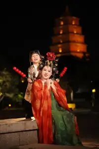 西安親子遊｜帶娃拍了組唐風寫真