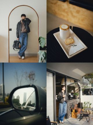 穿皮衣喝咖啡才是秋冬正確打開方式｜松下S9出片絕了！