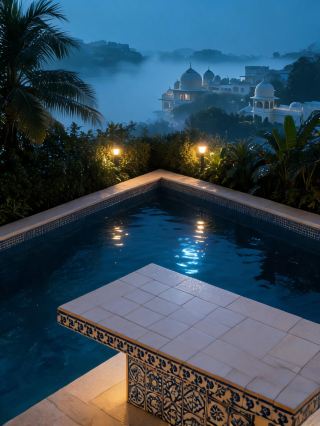 Udaipur before the monsoon is absolutely stunning! Explore the palace by day and relax by the lake at night