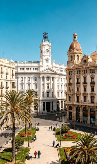 Must-visit in Valencia | The ultimate guide to Plaza del Ayuntamiento