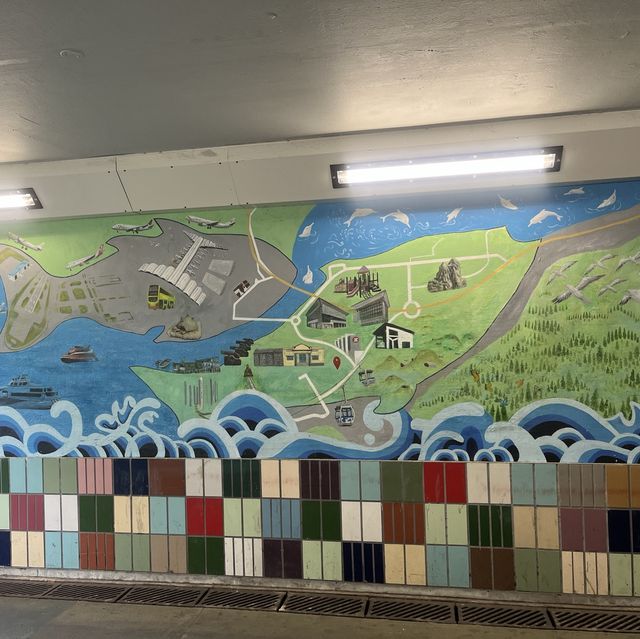 大嶼山北區總部警處：香港奧運徑（壁畫）
