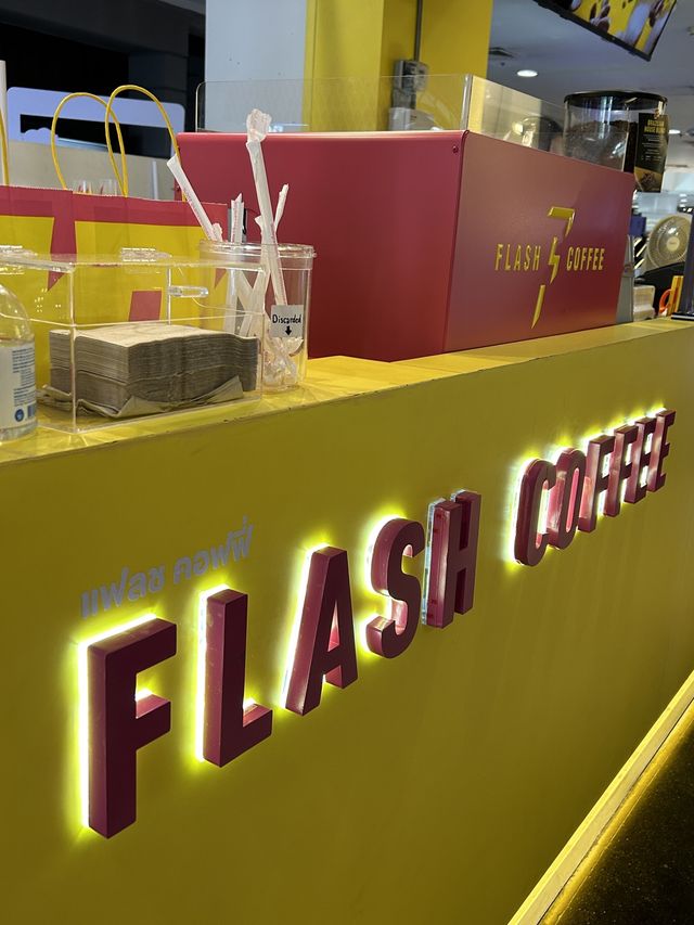 flash coffee ร้านกาแฟสัญชาติเกาหลีที่อร่อยมาก