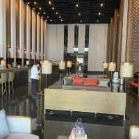 The luxurious lobby of Silk Place Tainan
