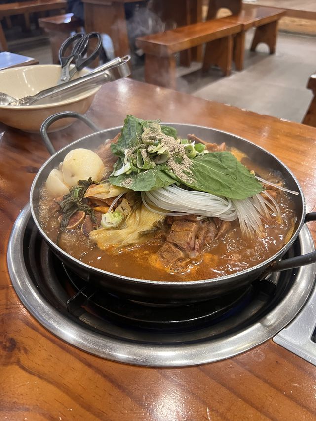 韓国/京畿道【富川】お肉たっぷり！24時間営業のカムジャタンのお店