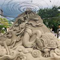 暑假帶孩子來八里看沙雕：2023年八里城市沙雕展