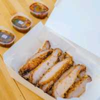 ปิกนิกในเขื่อนแม่กวงเชียงใหม่ กินคอหมูย่างร้านอร่อย