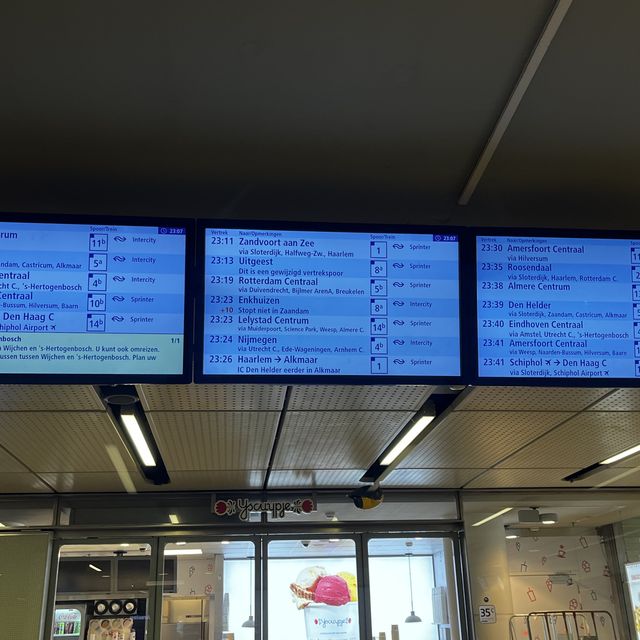 Amsterdam Central สถานีรถไฟใจกลางเนเธอแลนด์