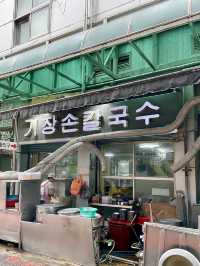 釜山🇰🇷西面　大人気のカルグクス店