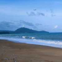 Romantic beach at Phuket airport 