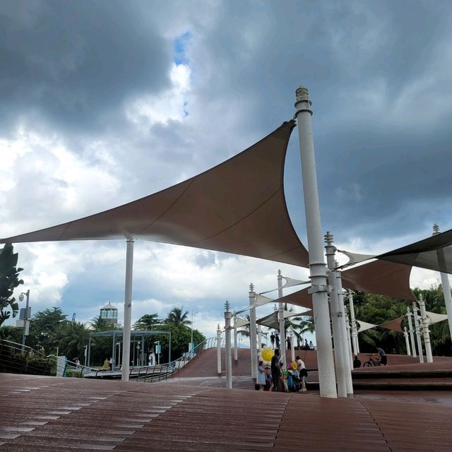 鹽田中央公園，海邊漫步的一天🏝️