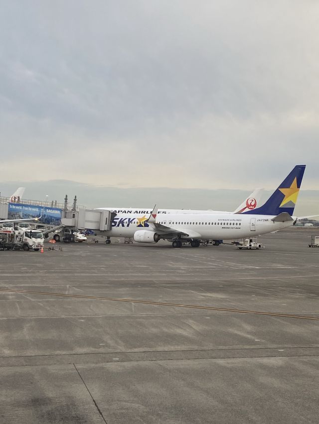 羽田空港からのスカイマーク搭乗記