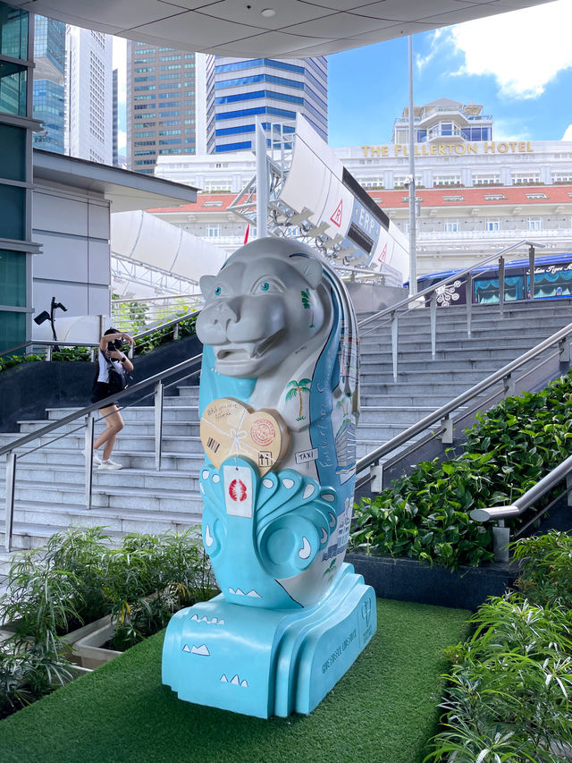 เดินชมวิวอ่าวมาริน่า เบย์ ดูเมอร์ไลออน 🦁🇸🇬