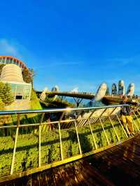 The Famous Golden Hands Bridge Vietnam🇻🇳✨