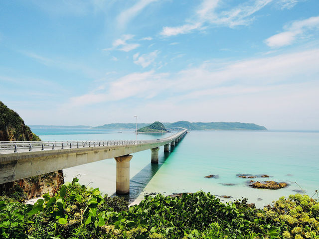 鑲嵌在藍天碧海的大橋 🌊