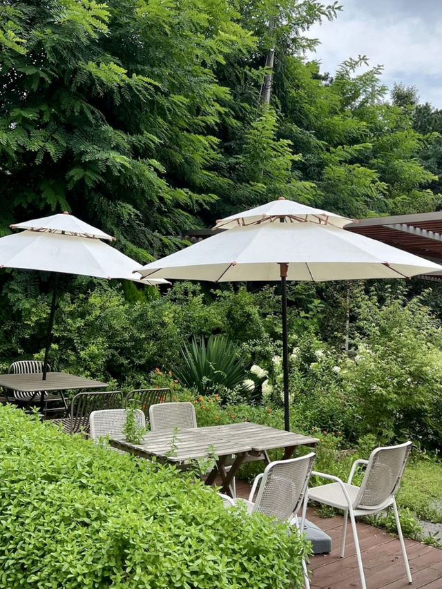 🏞️ 청정한 자연의 정원이 서라운드로 바라보며 편히 쉴 수 있는 🏝️함창 가든카페추천💚