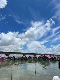 ล่องแพ ทานอาหาร ชมวิวเขื่อนลำปาว 🛥️✨