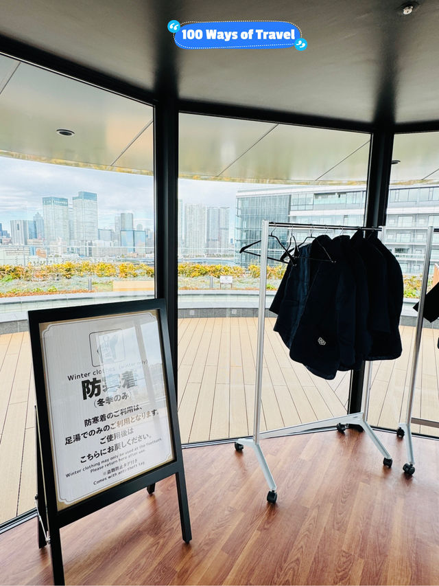 🇯🇵 Outdoor Rooftop Foot Onsen at Tokyo Toyosu Manyo club