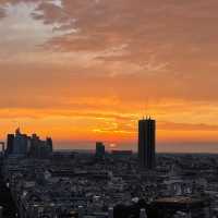 Sun-Kissed Splendor: Arc de Triomphe's Twilight Majesty