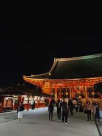 เดินเที่ยววัดเซ็นโซจิตอนกลางคืน สวยมากกก 🏮⛩️