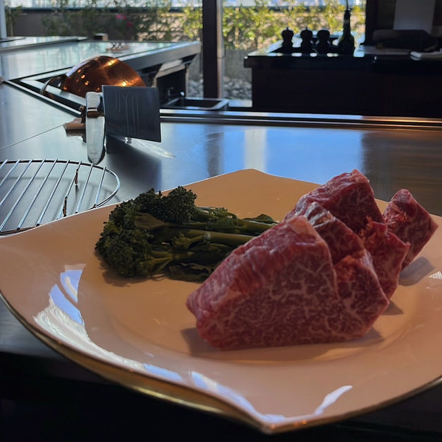 【愛知】名古屋マリオットホテル内！景色のいい鉄板焼き🐄