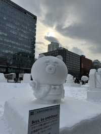 🧦🌨️일본 홋카이도 삿포로 오도리 공원