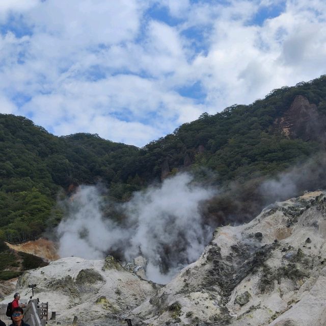 北海道自駕游-登別地獄谷/大湯沼/奧之湯/天然足湯