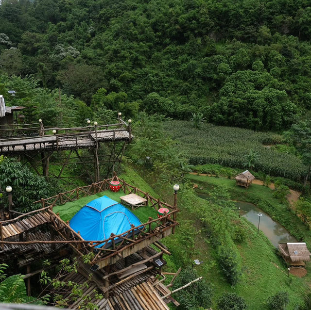 หมู่บ้านเล็กๆ กลางหุบเขา🍃⛰️
