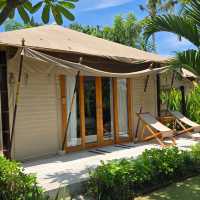 Best Glamping Park bybthe beach With the Beach front View and Padi Field surounding by trees